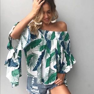 One size off the shoulder top